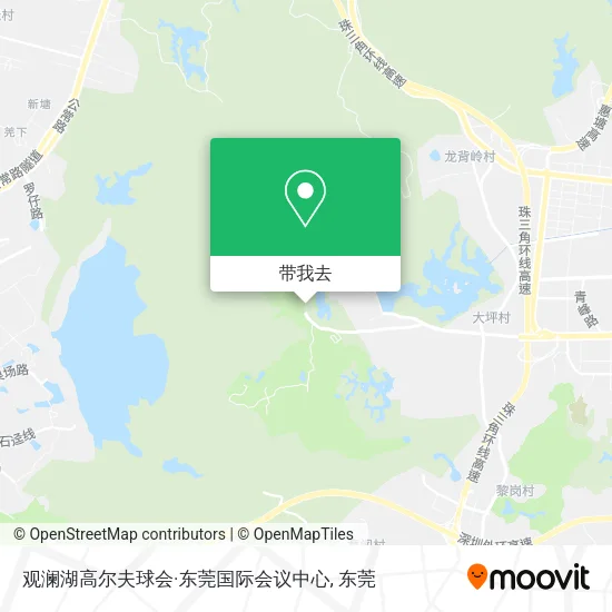 观澜湖高尔夫球会·东莞国际会议中心地图
