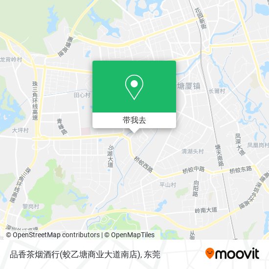 品香茶烟酒行(蛟乙塘商业大道南店)地图