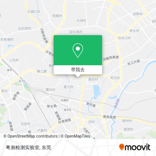 粤测检测实验室地图