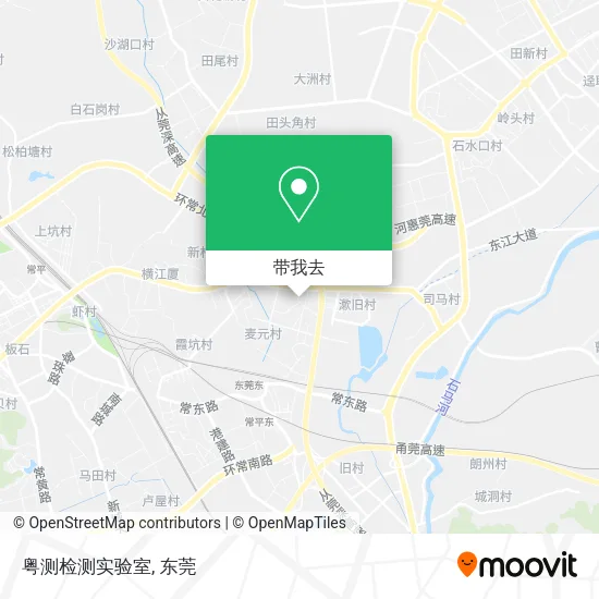 粤测检测实验室地图