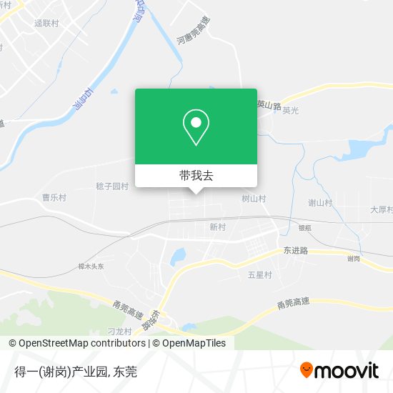 得一(谢岗)产业园地图