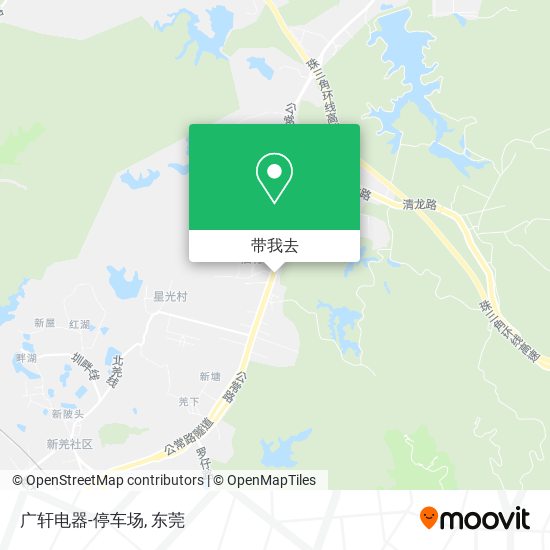 广轩电器-停车场地图