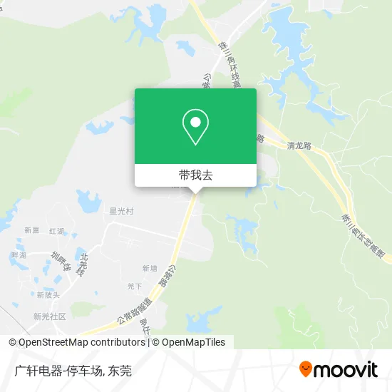 广轩电器-停车场地图
