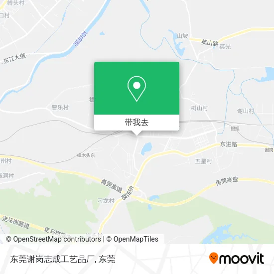 东莞谢岗志成工艺品厂地图