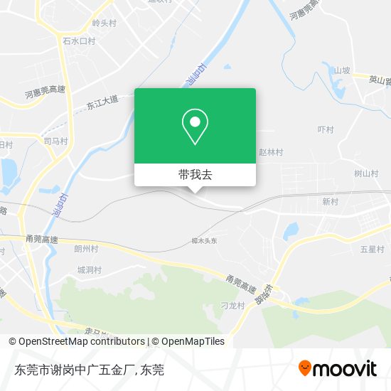 东莞市谢岗中广五金厂地图
