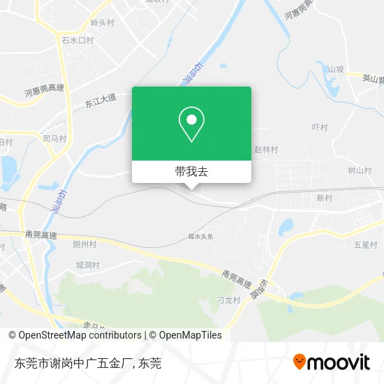 东莞市谢岗中广五金厂地图