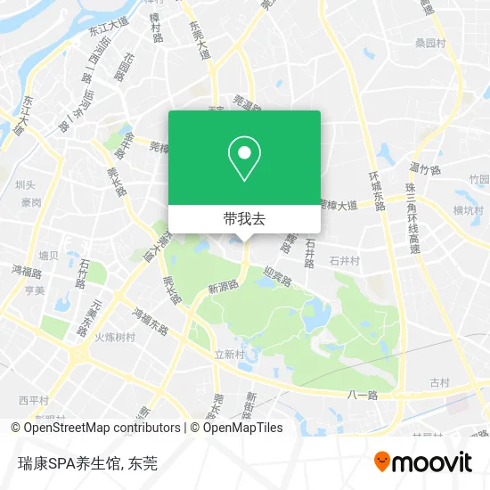 瑞康SPA养生馆地图