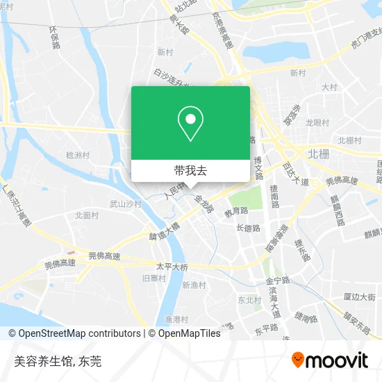 美容养生馆地图