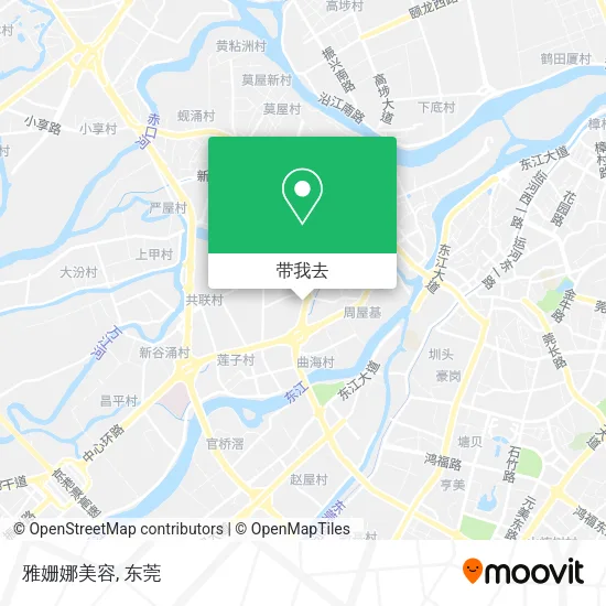 雅姗娜美容地图