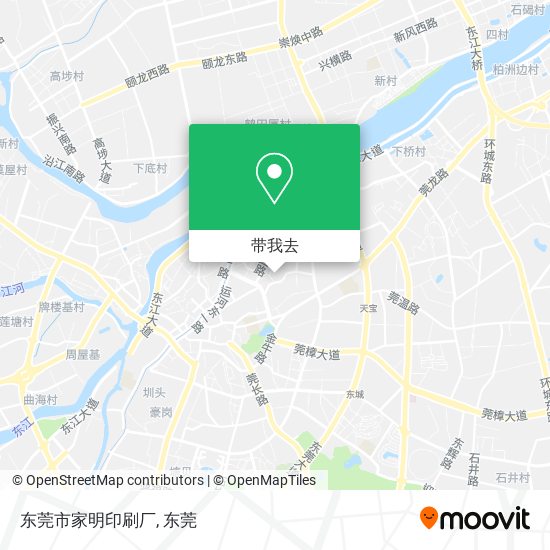 东莞市家明印刷厂地图