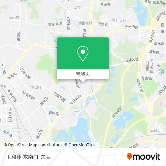 玉和楼-东南门地图