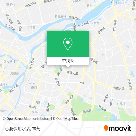 惠澜饮用水店地图