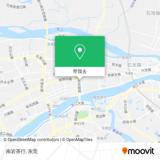 南岩茶行地图