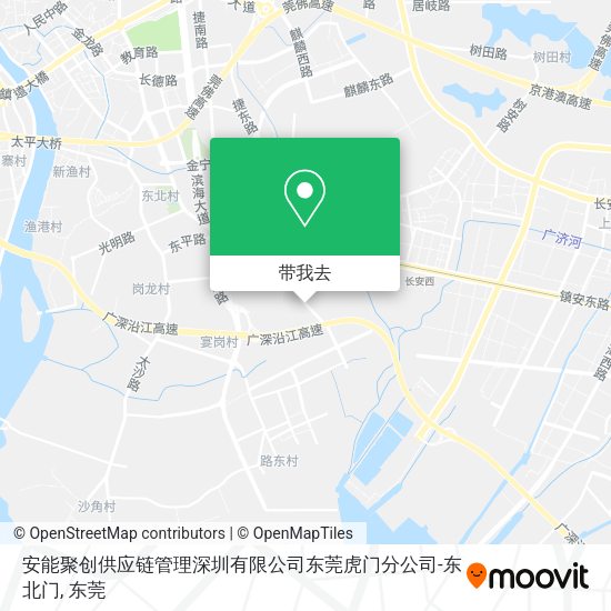 安能聚创供应链管理深圳有限公司东莞虎门分公司-东北门地图