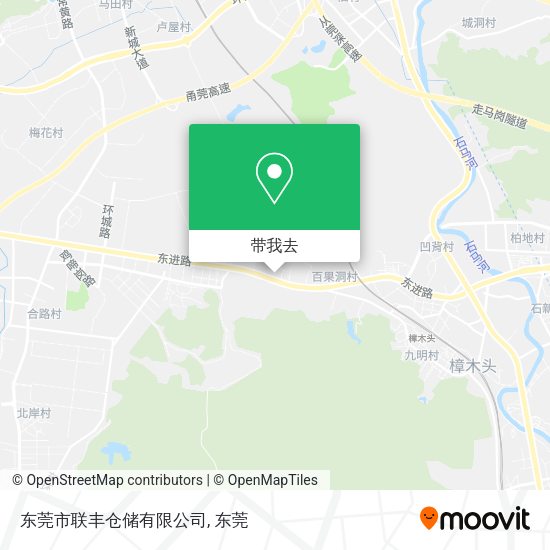 东莞市联丰仓储有限公司地图