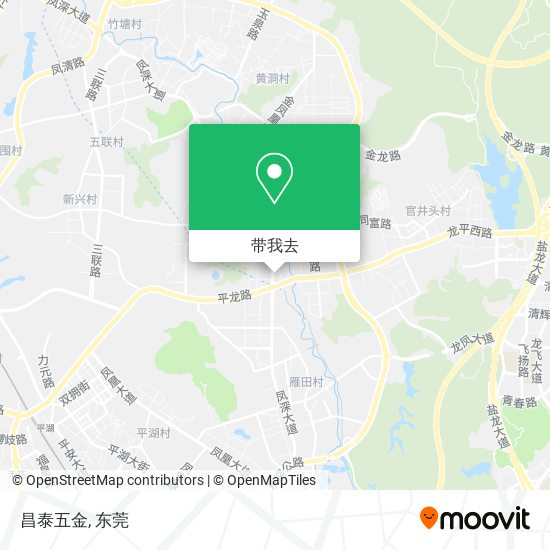 昌泰五金地图