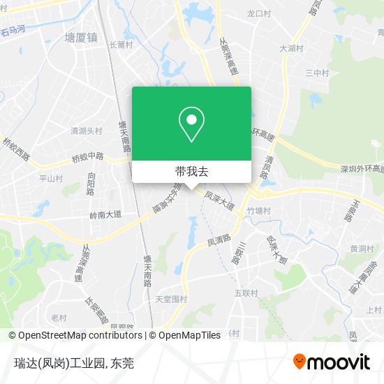 瑞达(凤岗)工业园地图