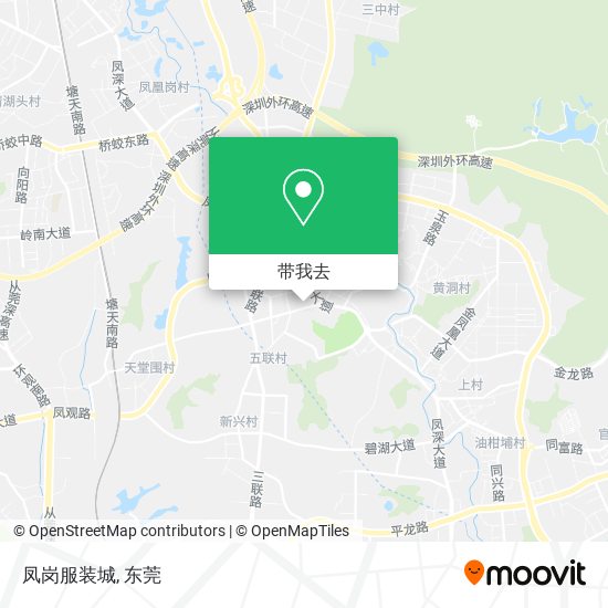 凤岗服装城地图