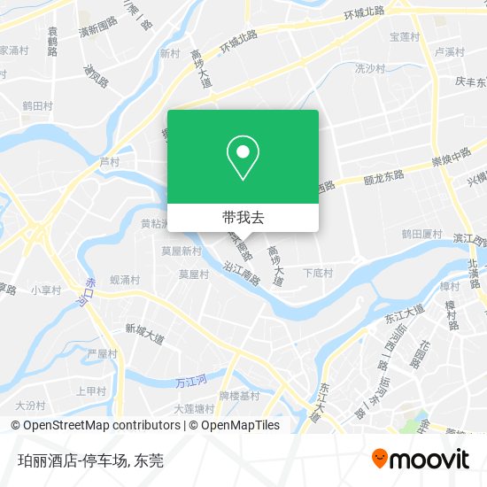 珀丽酒店-停车场地图