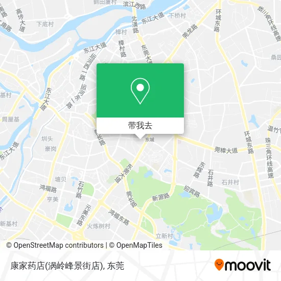 康家药店(涡岭峰景街店)地图