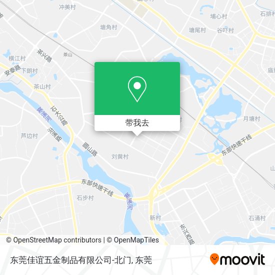 东莞佳谊五金制品有限公司-北门地图