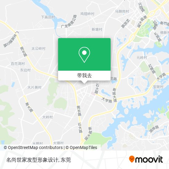 名尚世家发型形象设计地图