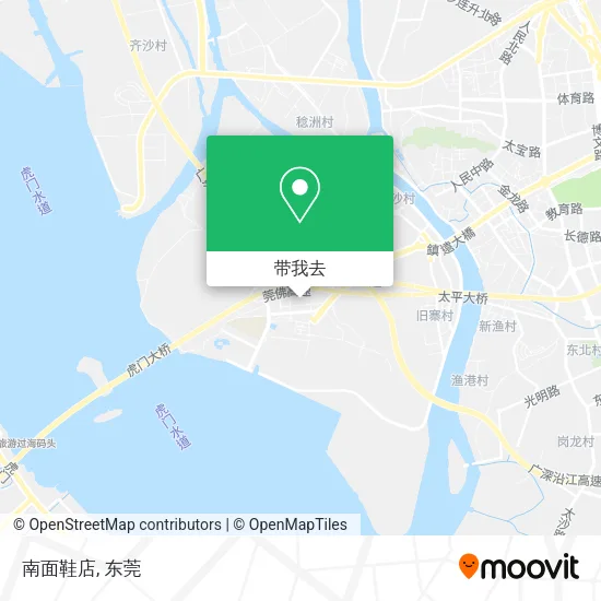 南面鞋店地图