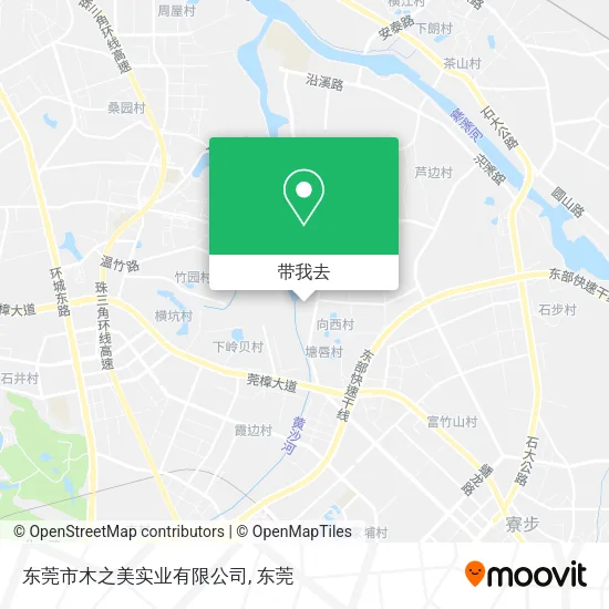 东莞市木之美实业有限公司地图