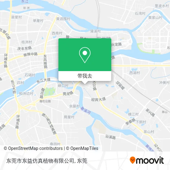 东莞市东益仿真植物有限公司地图