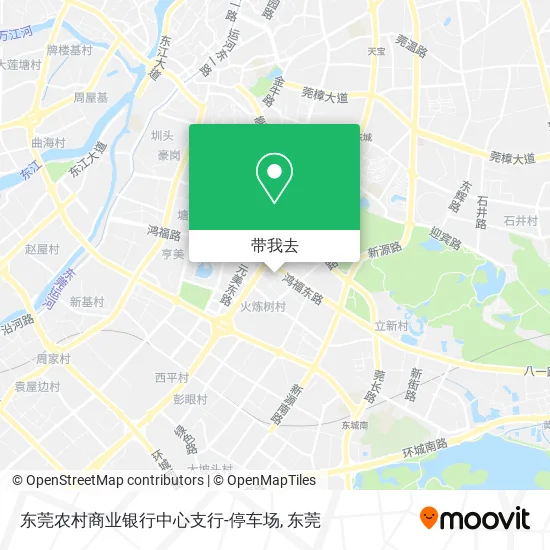 东莞农村商业银行中心支行-停车场地图