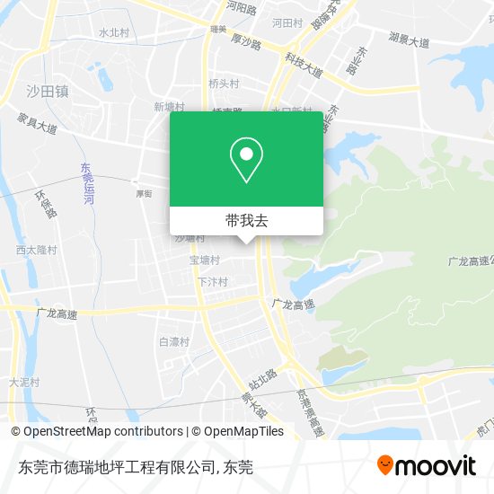 东莞市德瑞地坪工程有限公司地图