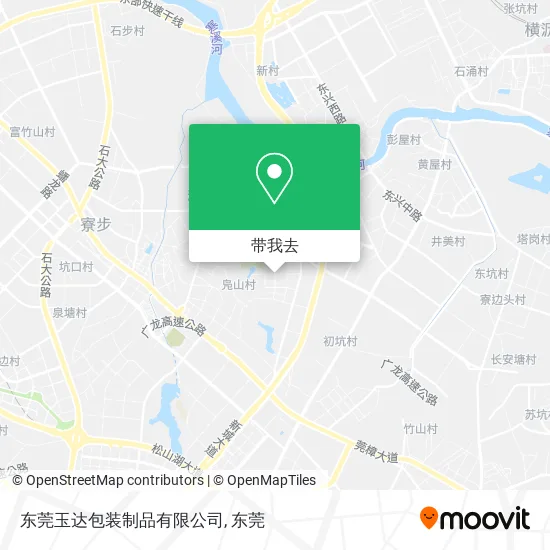 东莞玉达包装制品有限公司地图