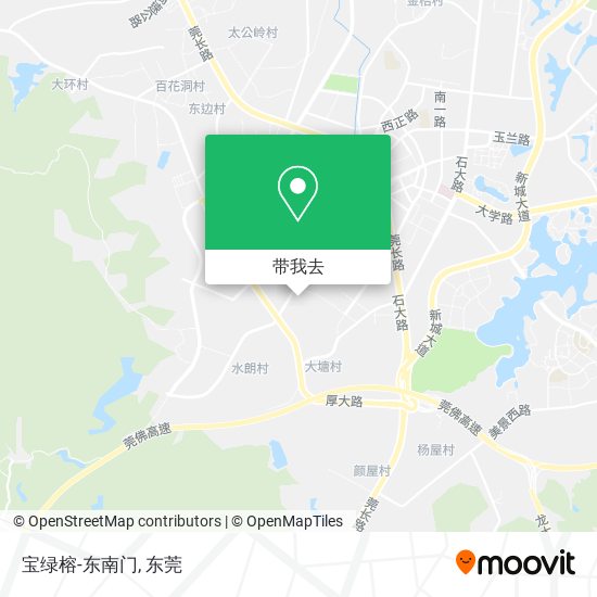 宝绿榕-东南门地图