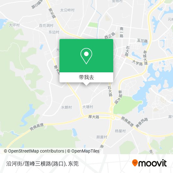 沿河街/莲峰三横路(路口)地图