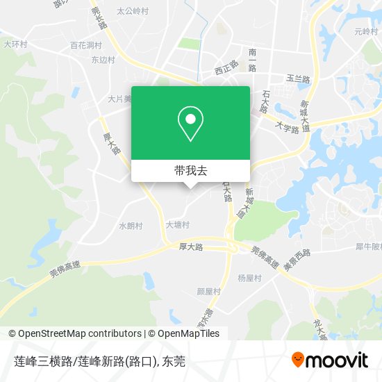 莲峰三横路/莲峰新路(路口)地图