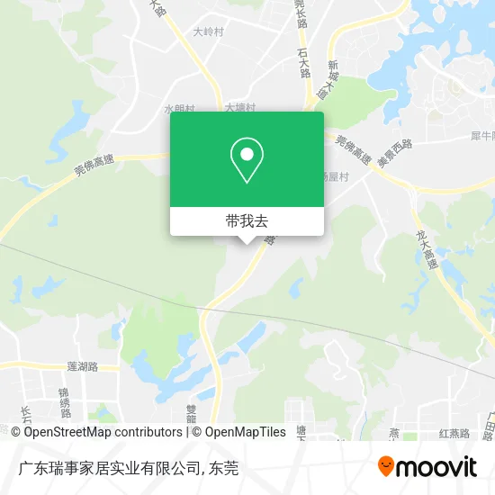广东瑞事家居实业有限公司地图