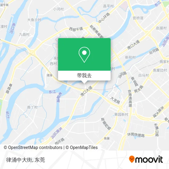 律涌中大街地图