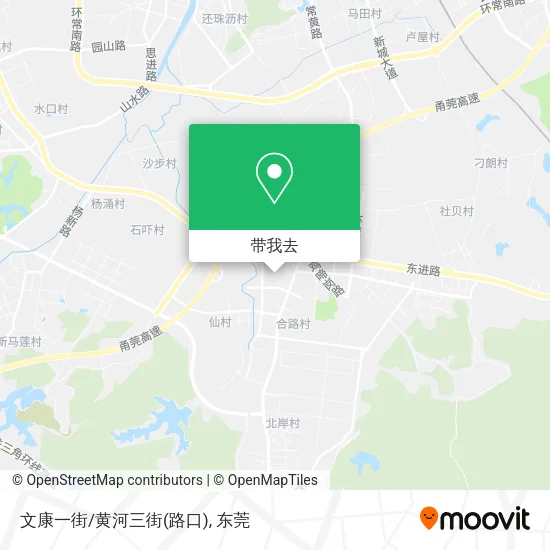 文康一街/黄河三街(路口)地图