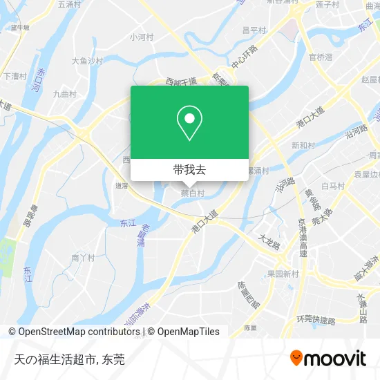 天の福生活超市地图