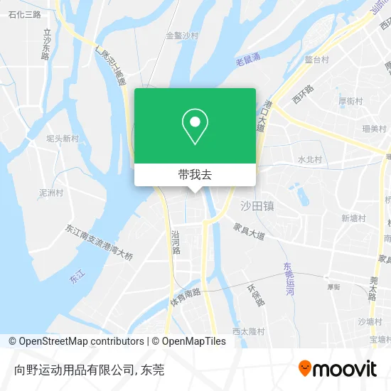 向野运动用品有限公司地图