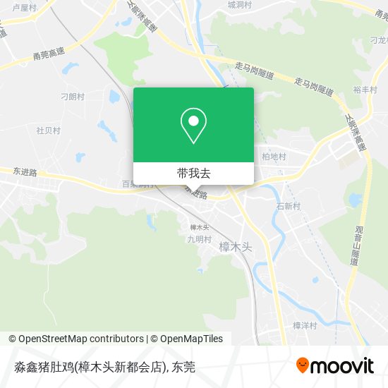 淼鑫猪肚鸡(樟木头新都会店)地图