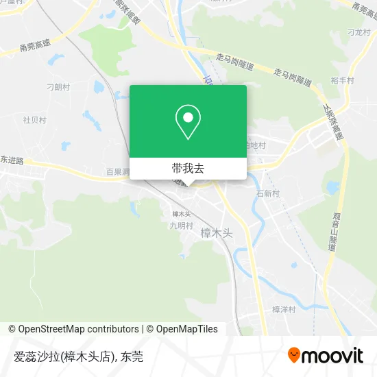 爱蕊沙拉(樟木头店)地图