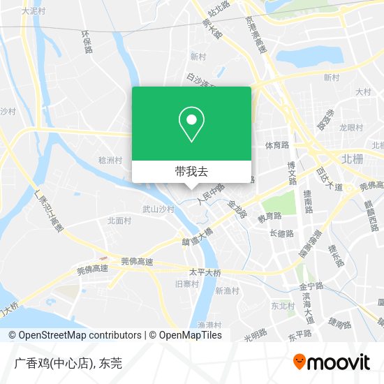 广香鸡(中心店)地图
