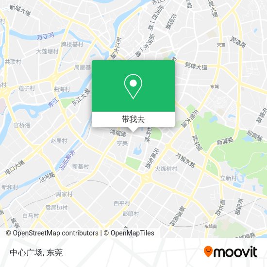 中心广场地图