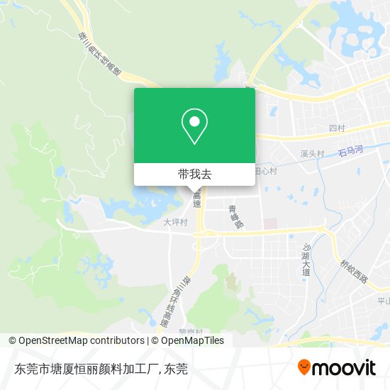 东莞市塘厦恒丽颜料加工厂地图