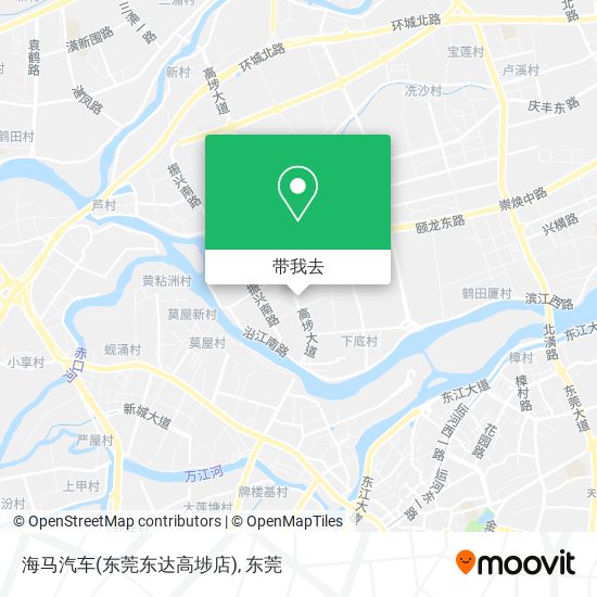 海马汽车(东莞东达高埗店)地图