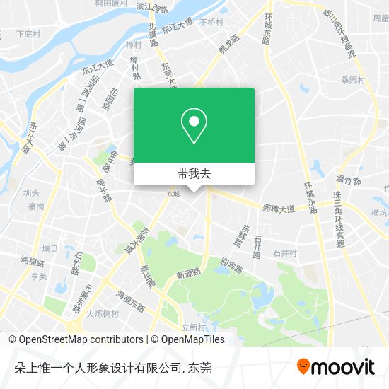 朵上惟一个人形象设计有限公司地图