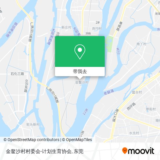金鳌沙村村委会-计划生育协会地图