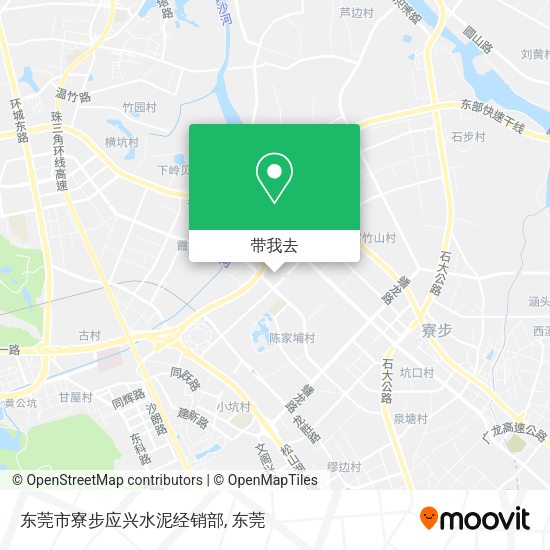 东莞市寮步应兴水泥经销部地图