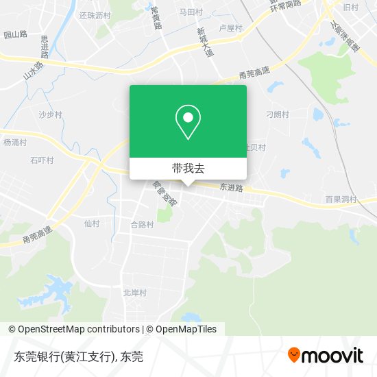 东莞银行(黄江支行)地图